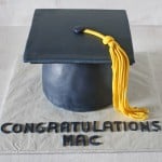 Graduation Cap Cake with Tassel Mortar Board