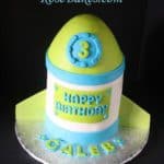 Rocket Ship Cake