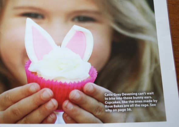 Natchez the Magazine Cupcake in Front