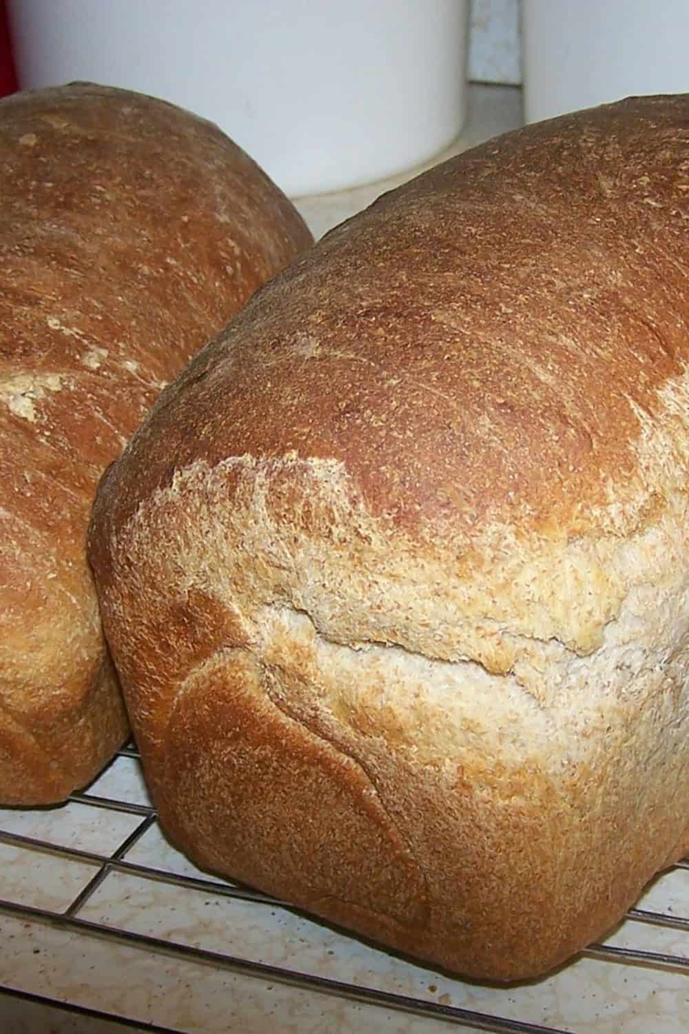 2 loaves of honey whole wheat bread