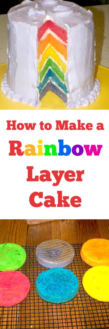 how cake assemble layer to Rainbow Cake Tutorial: to Bake inside!) the (on How a A