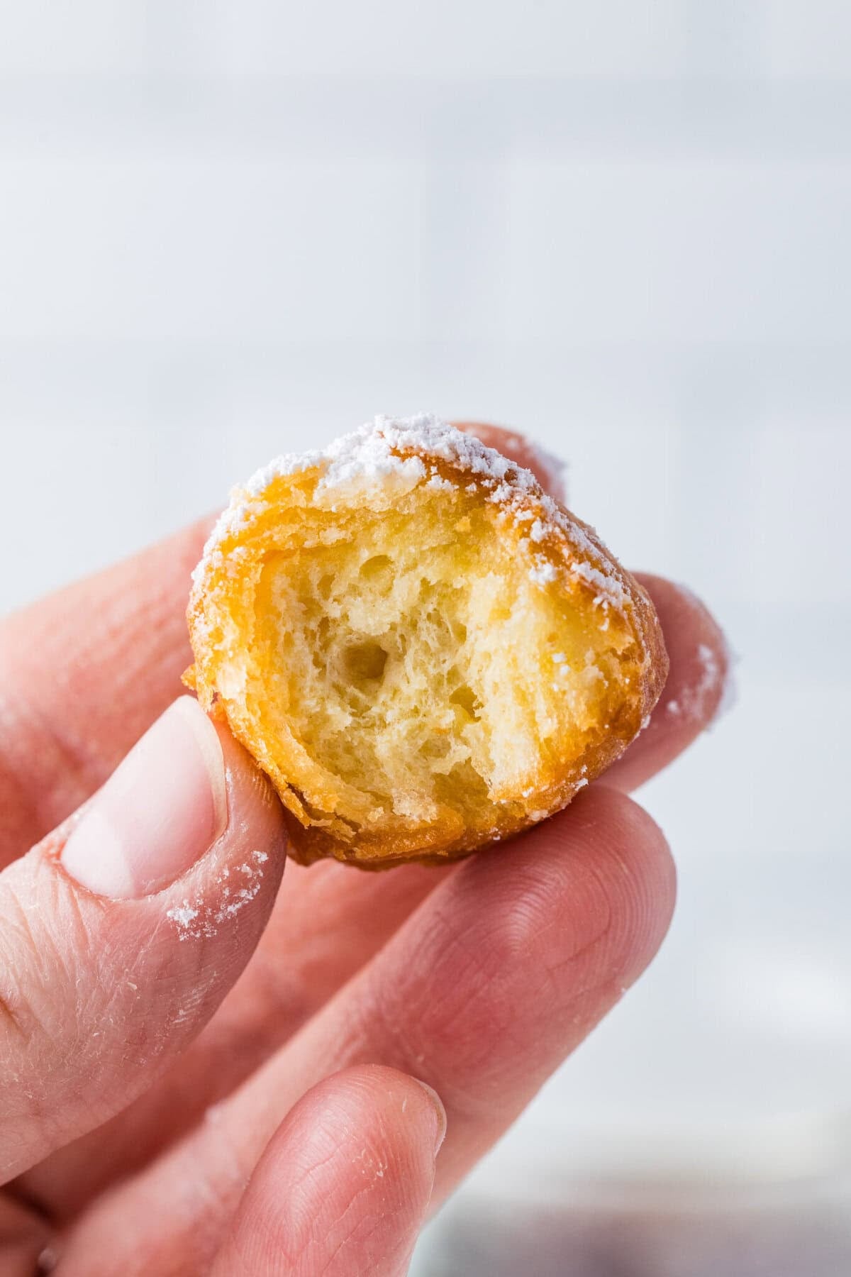 inside of a donut hole