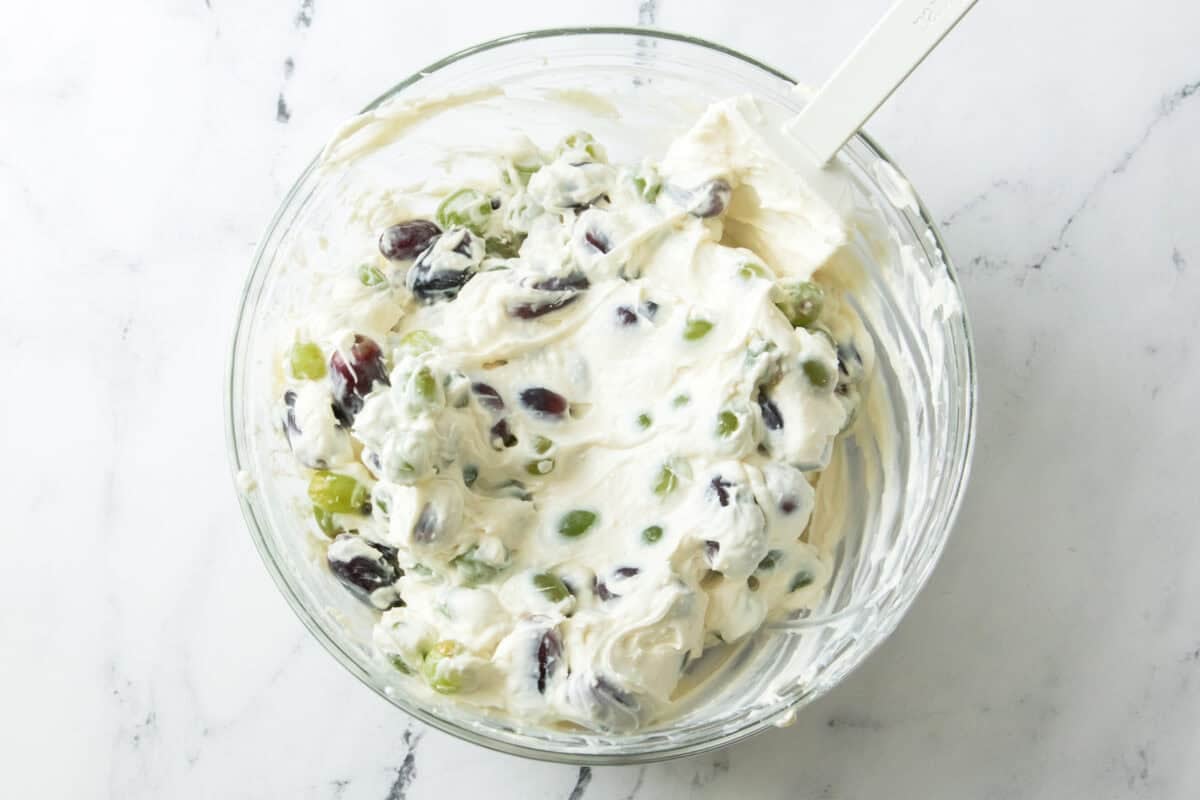 grape salad mixed up