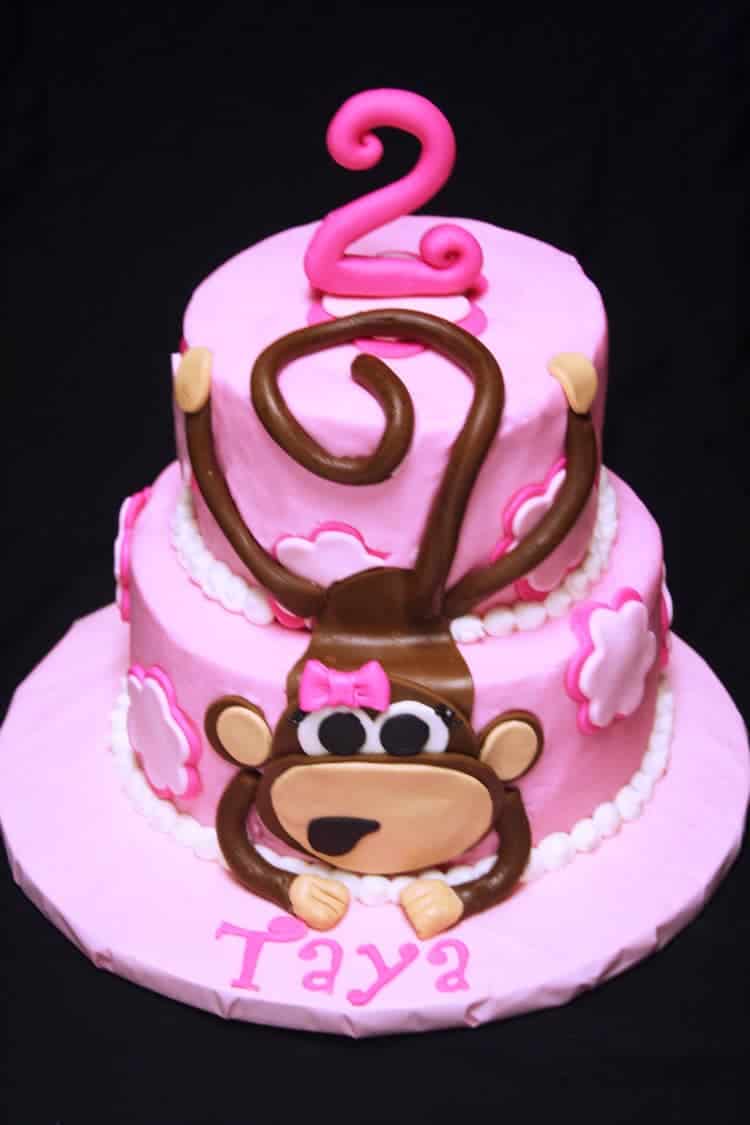 Rose Bakes&hellip; A Pink Monkey Cake