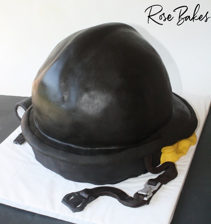 Front of the helmet before decorating