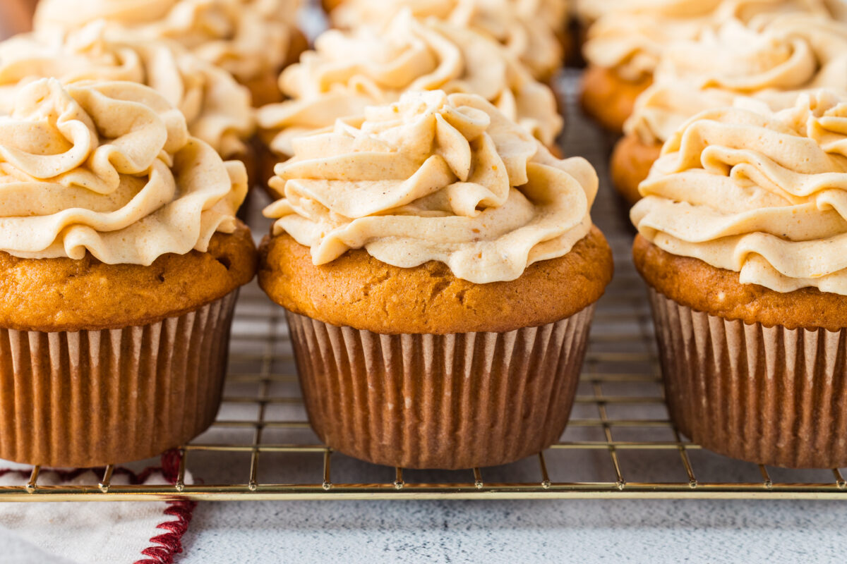 pumpkin spice cupcakes
