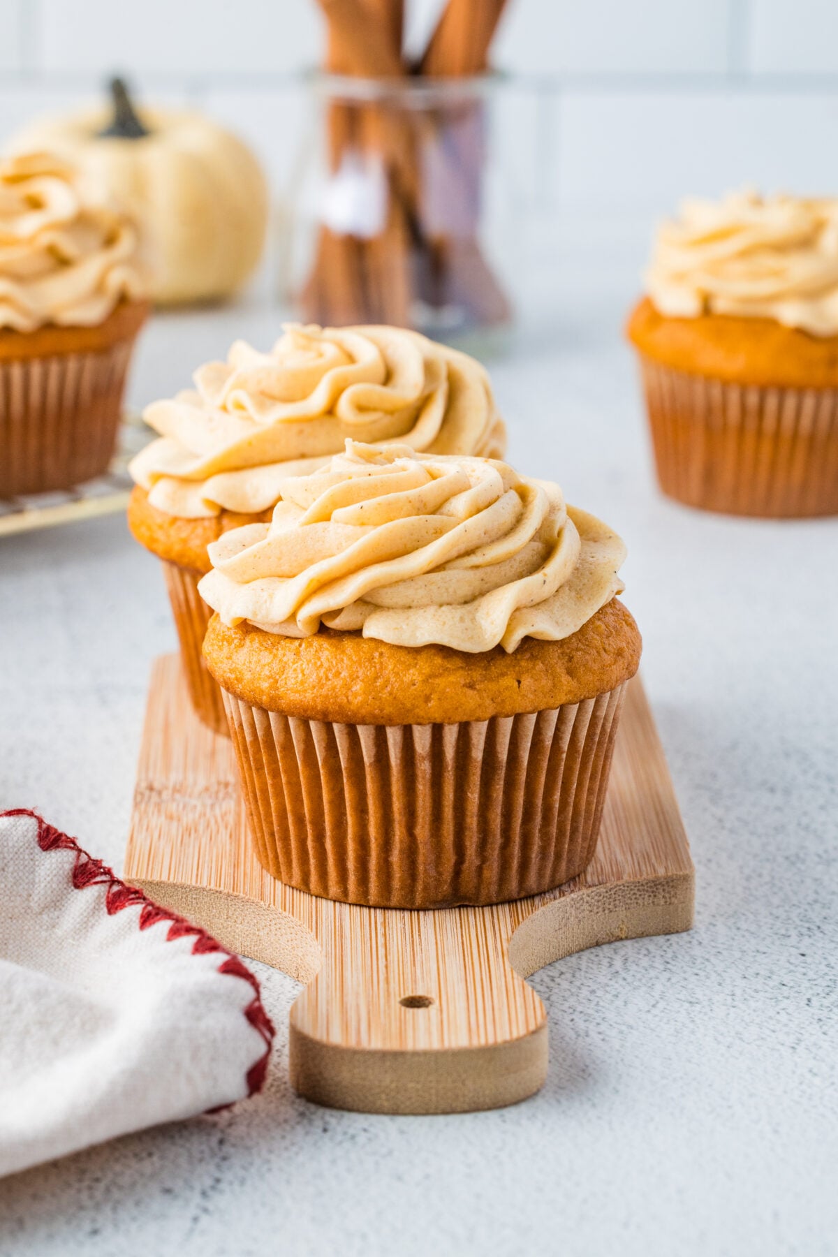 pumpkin spice cupcakes