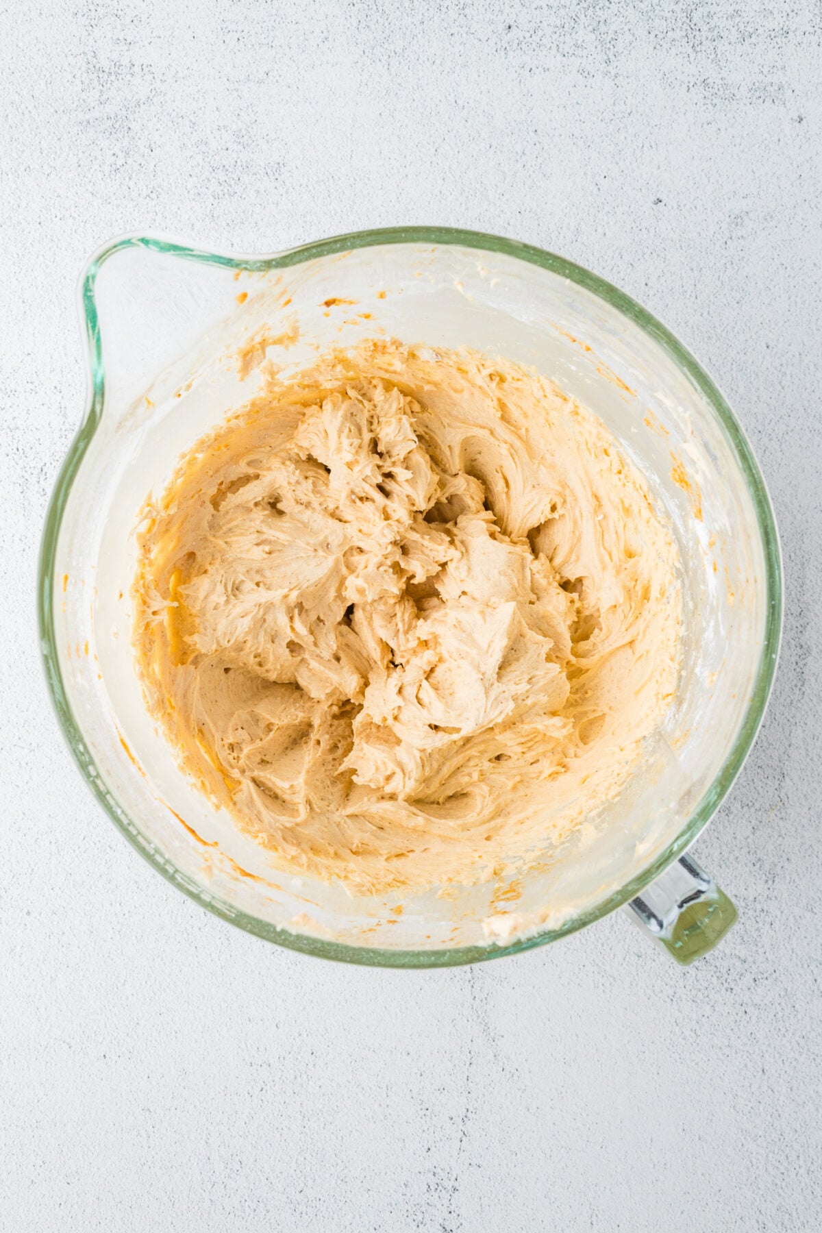 frosting with powdered sugar mixed in