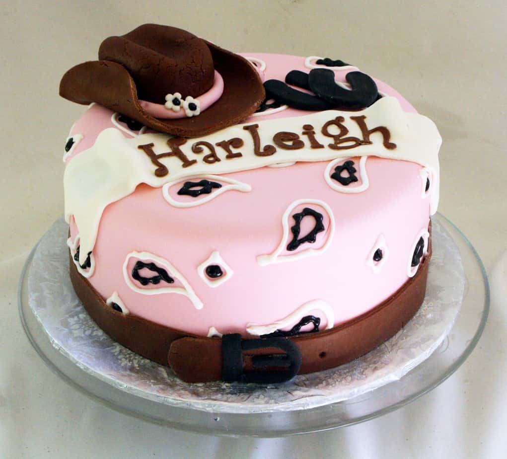 Cowgirl Birthday Cake Rose Bakes