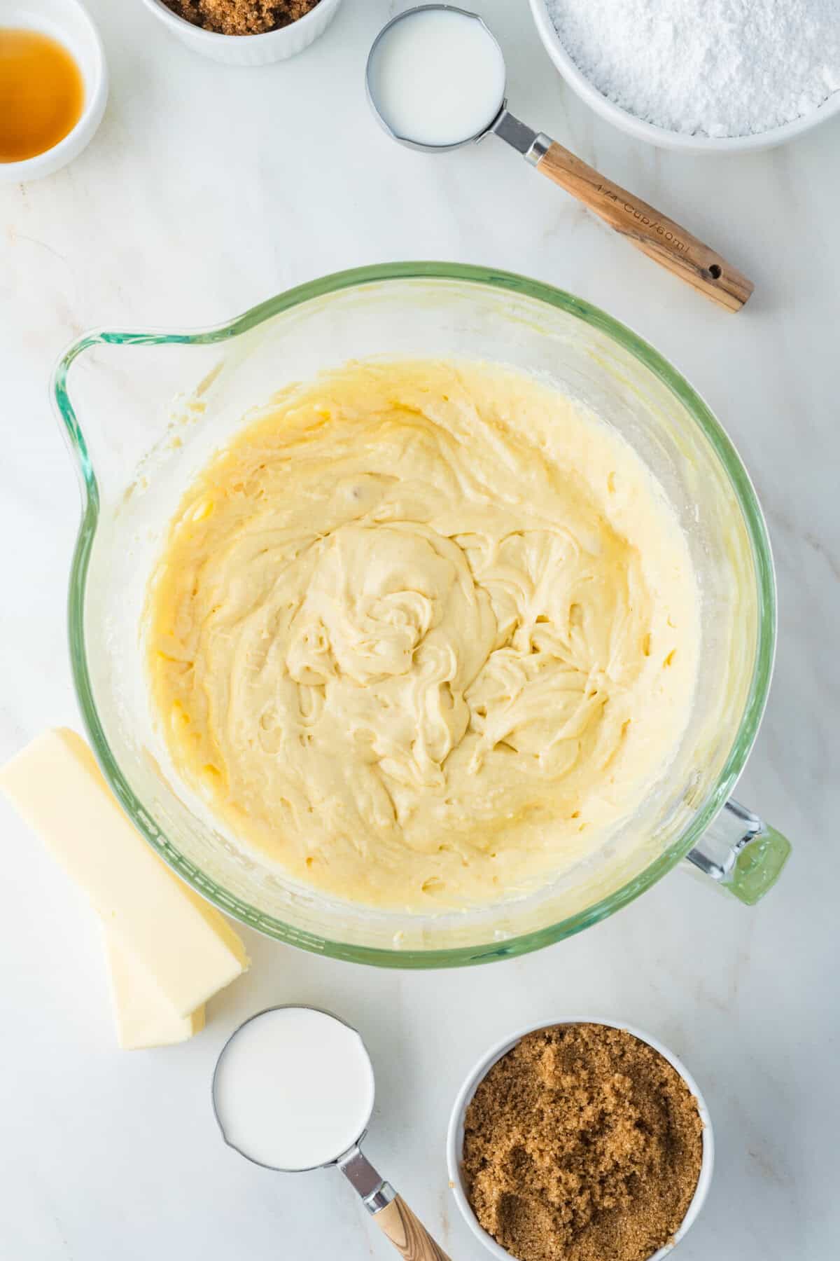 caramel cake batter