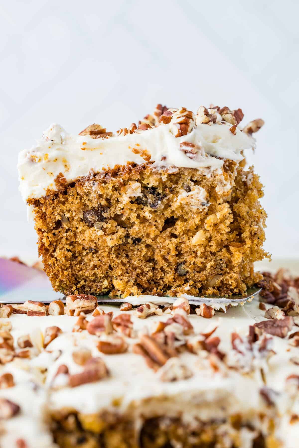 slice of carrot cake