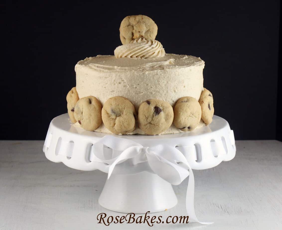 Chocolate Chip Cooke Dough Cake Whole