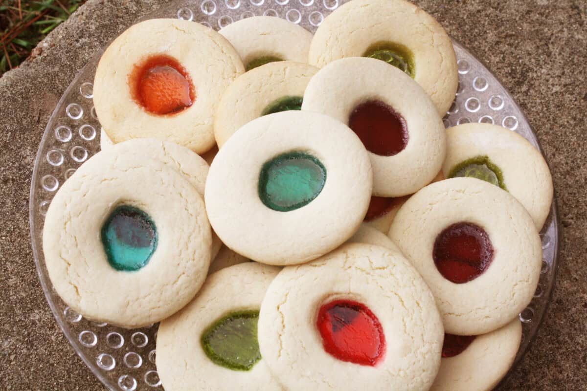 "Northern Lights" Stained Glass Cookies