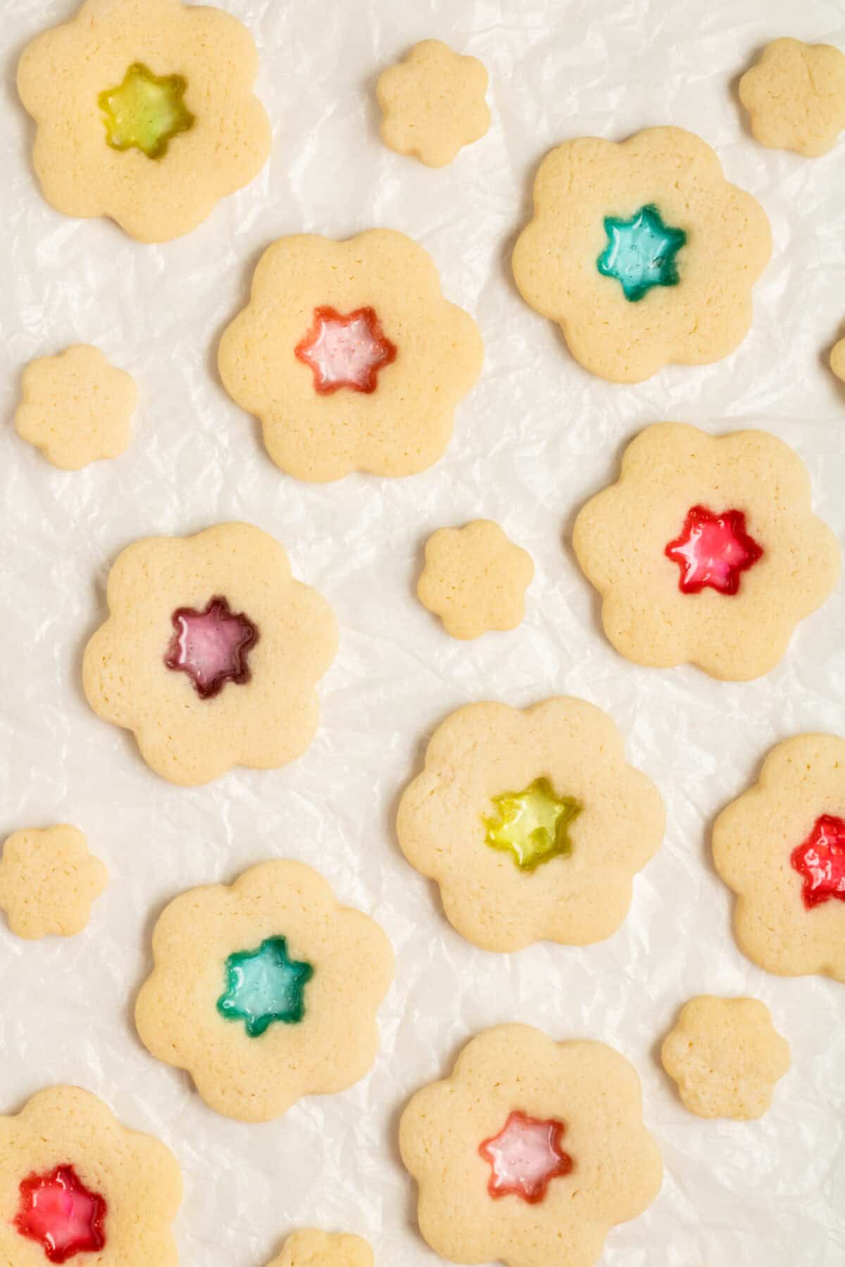 stained glass cookies