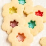 stained glass cookies with Jolly Ranchers