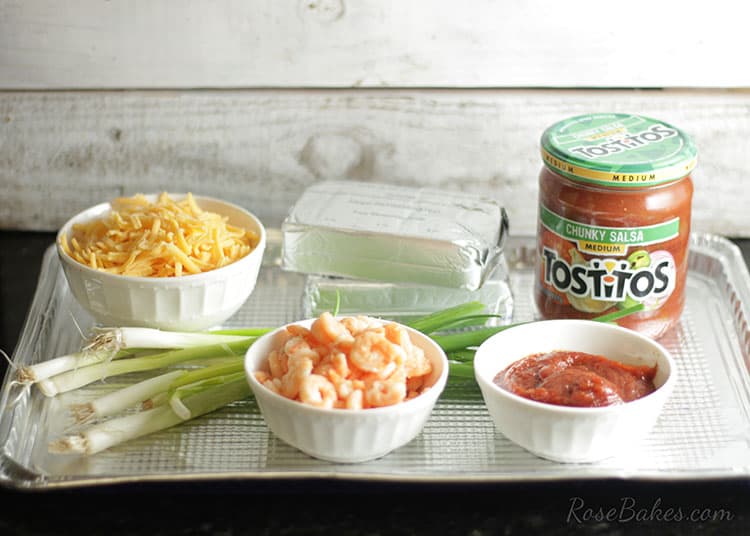 Layered Shrimp Dip Ingredients