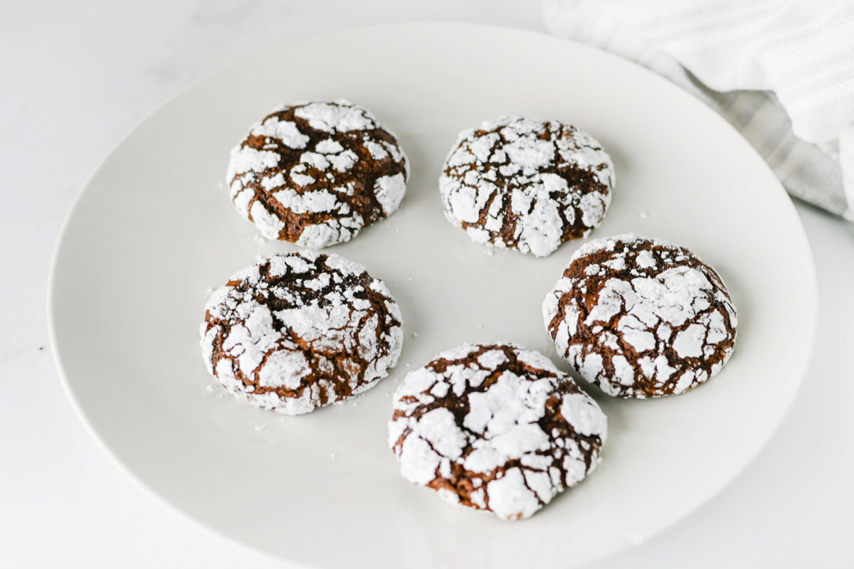 chocolate crackle cookies