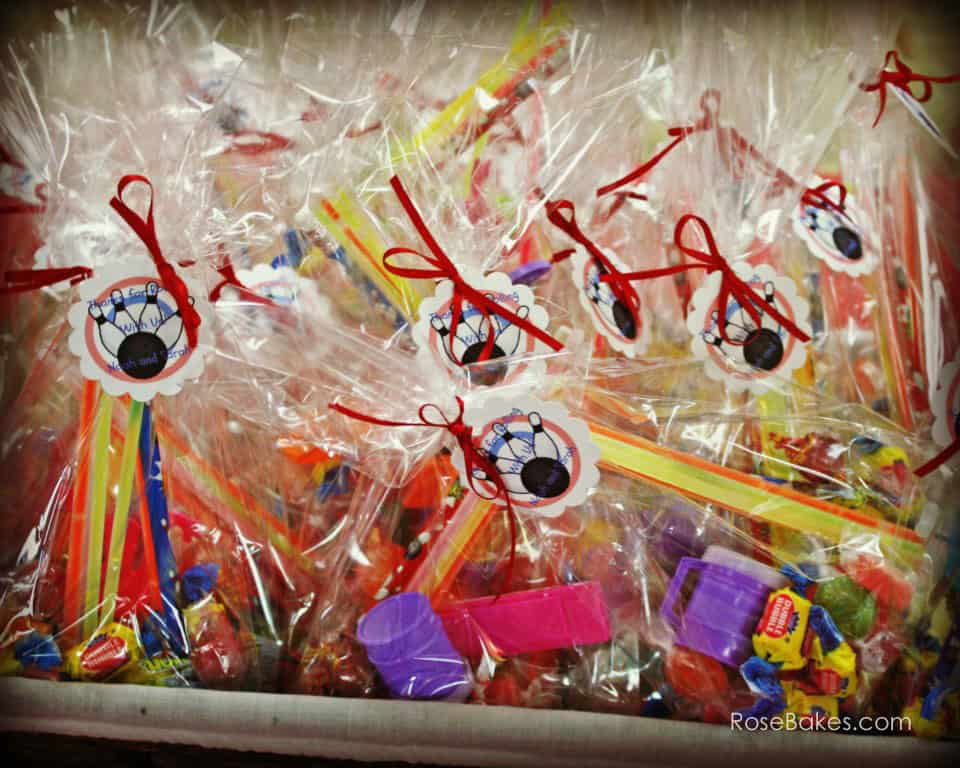 Bowling Party Favors