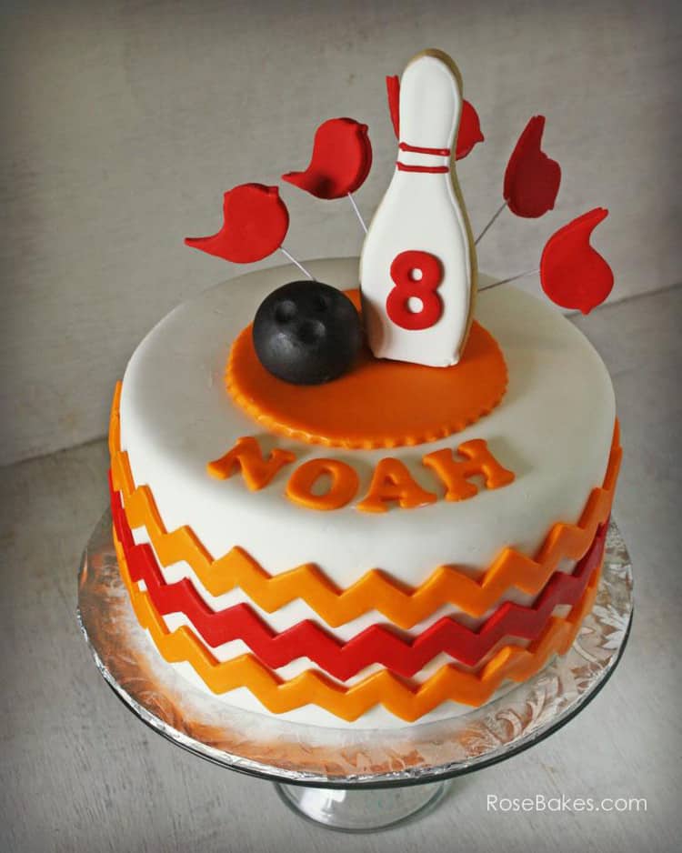 Boys Bowling Cake