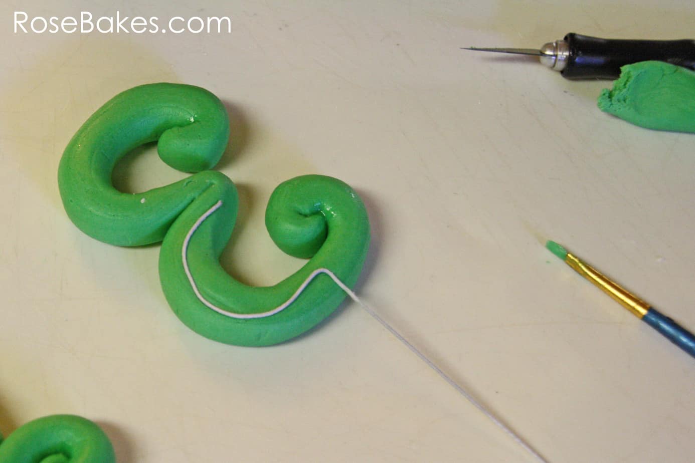 How to Make Fondant Number Cake Toppers 18