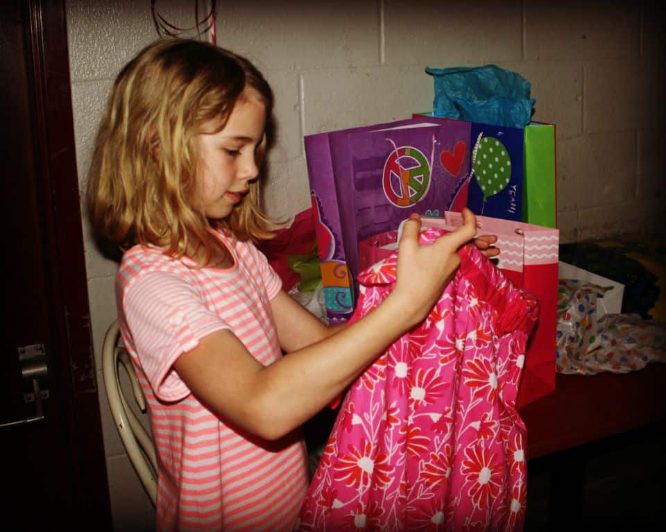 Sarah Opening Gift