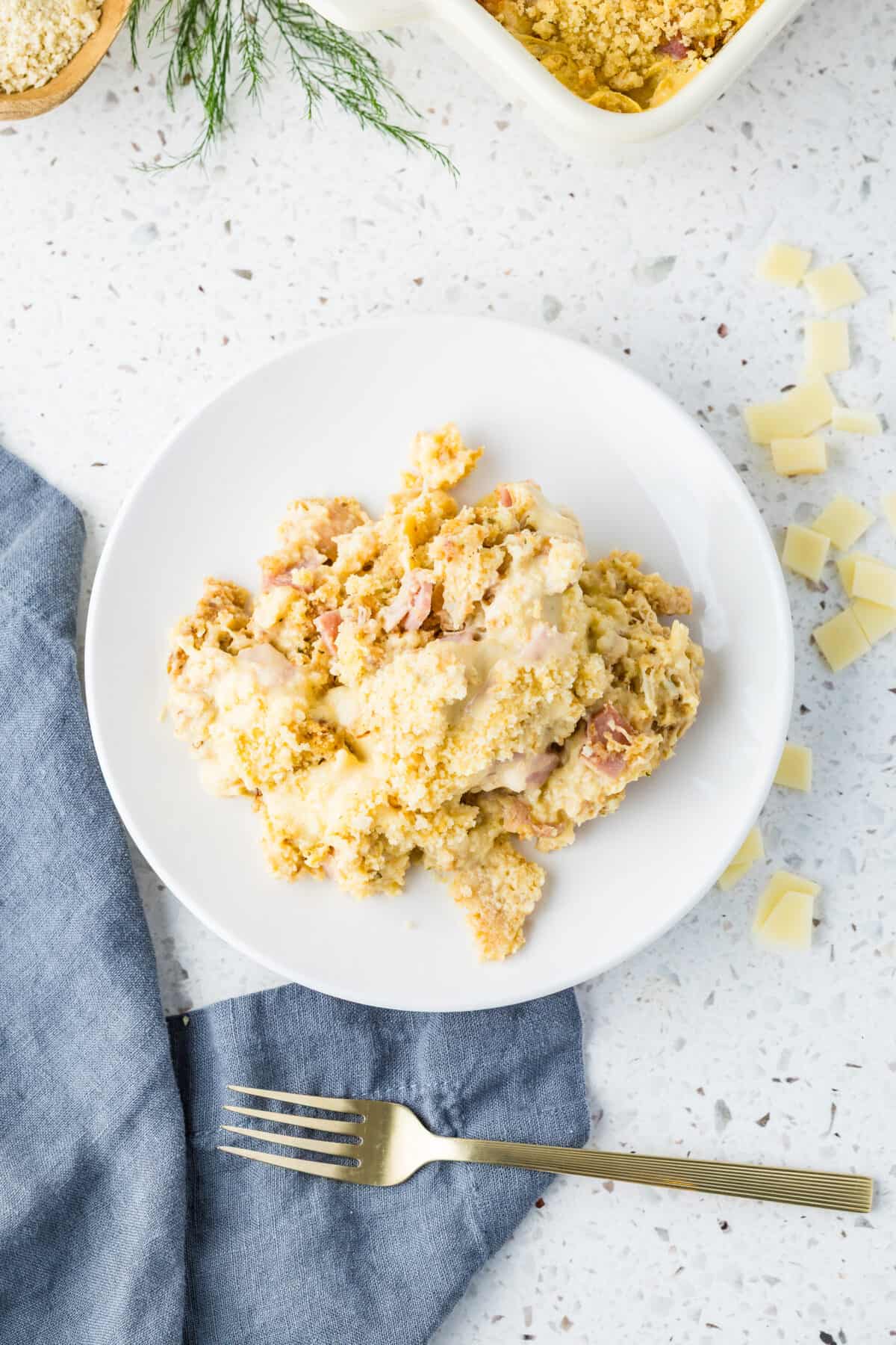 chicken cordon bleu casserole