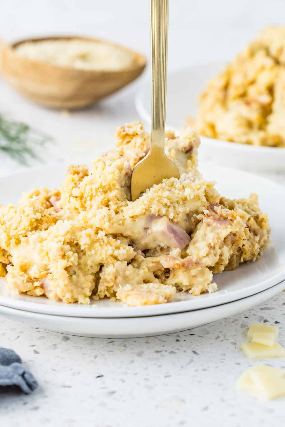 chicken cordon bleu casserole
