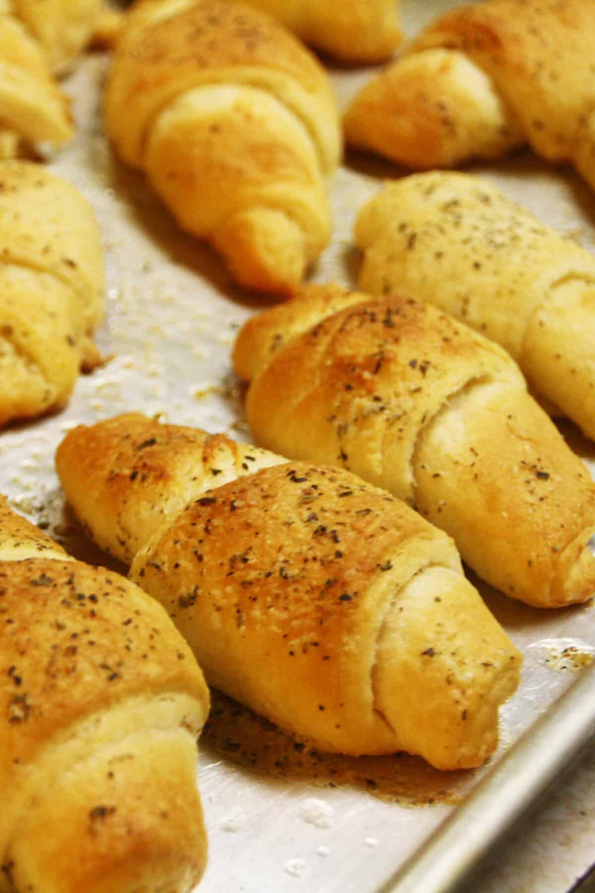 Garlic Parmesan Crescent Rolls