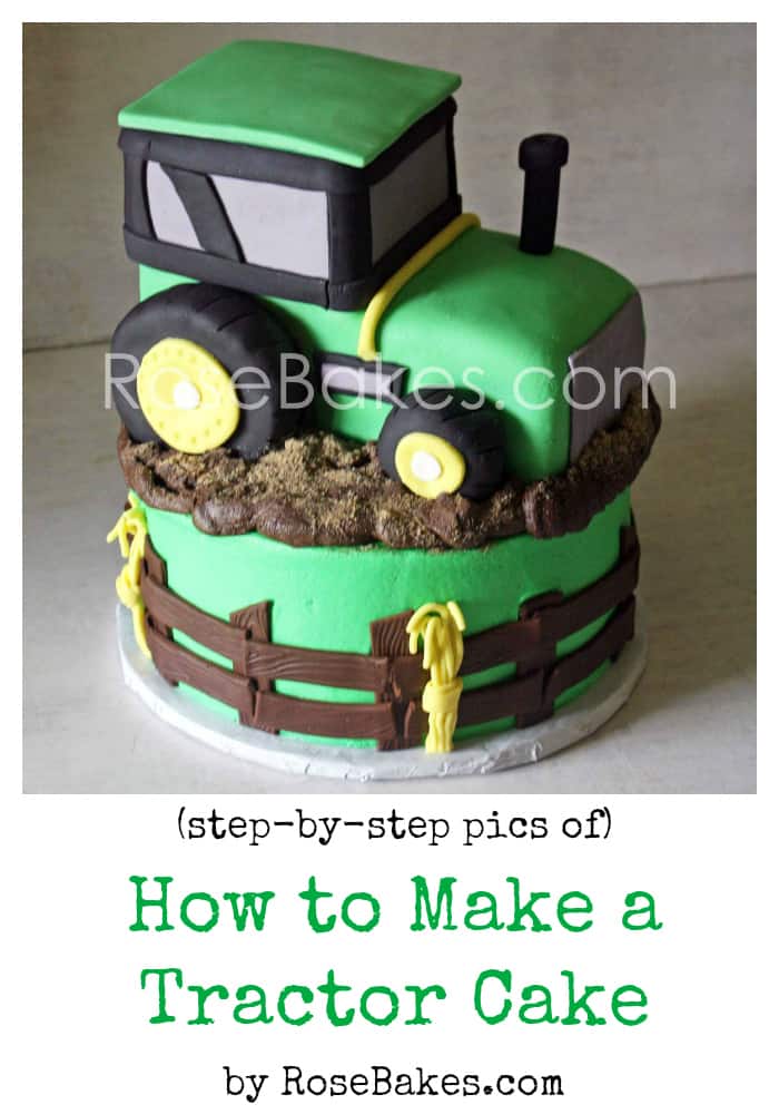 Tractor Birthday Cake - CakeCentral.com