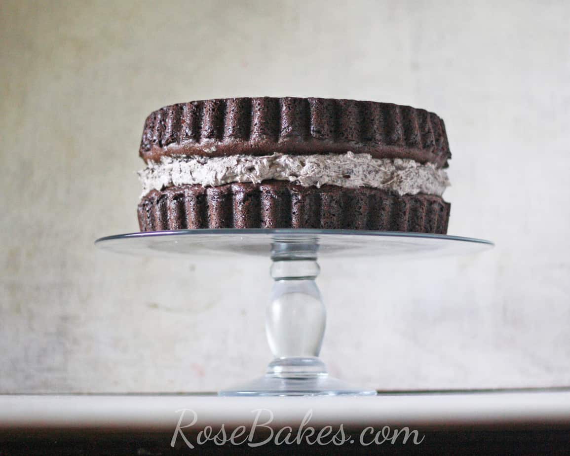 Oreo Cookie Cake Below