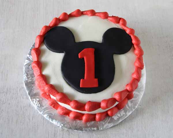 Mickey Mouse Smash Cake