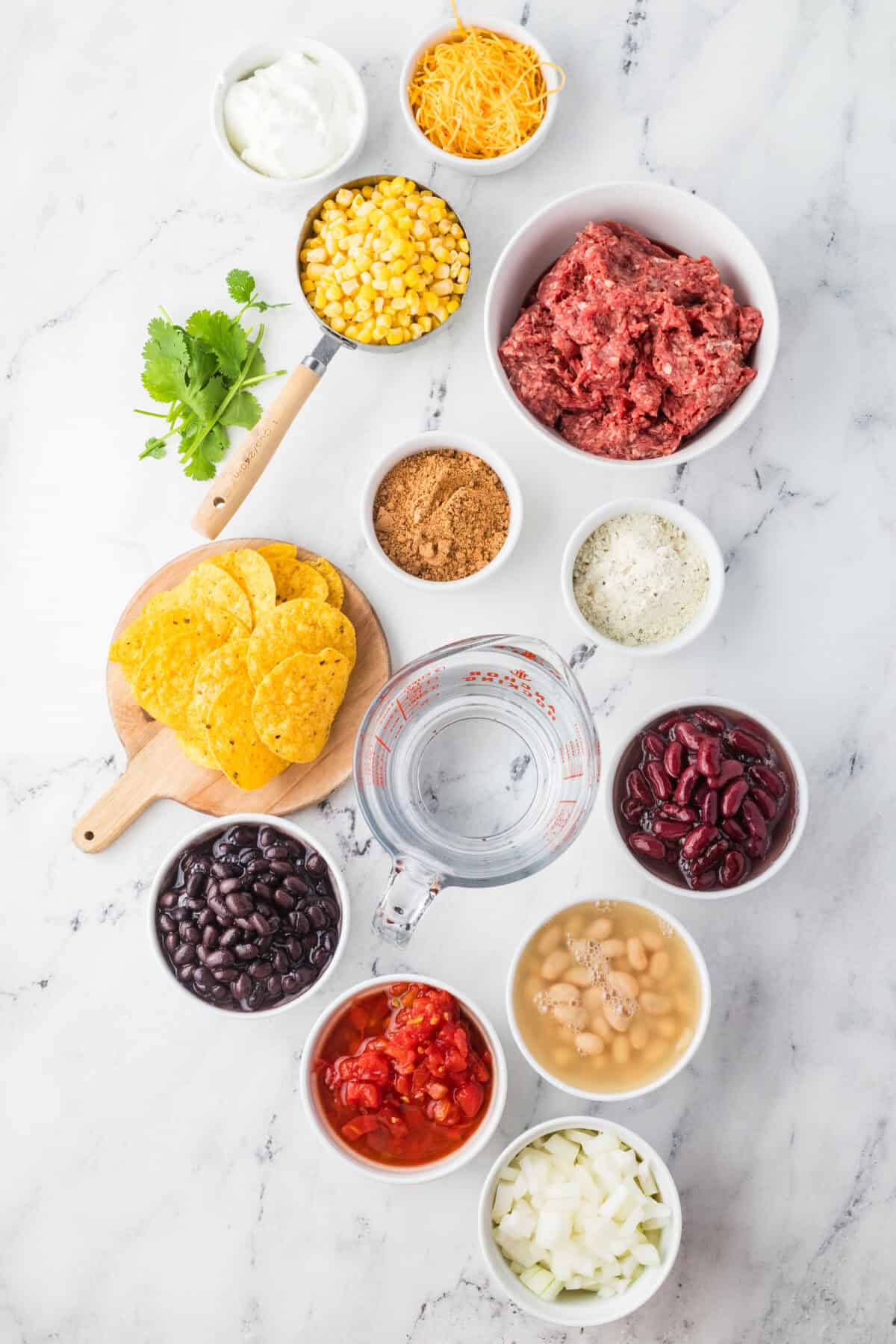 ingredients for taco soup