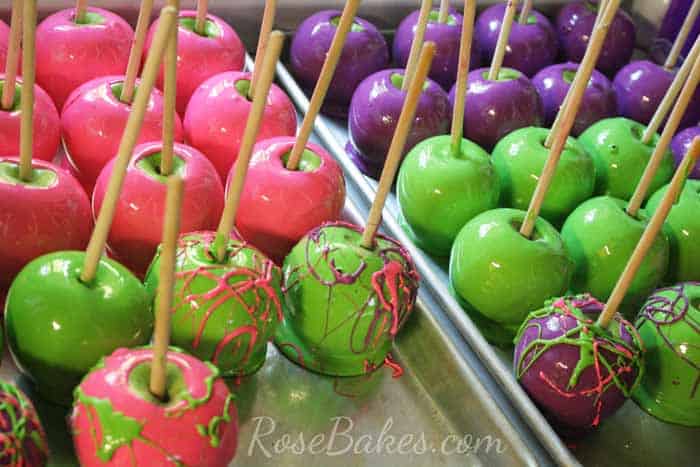 Bright Candy Apples