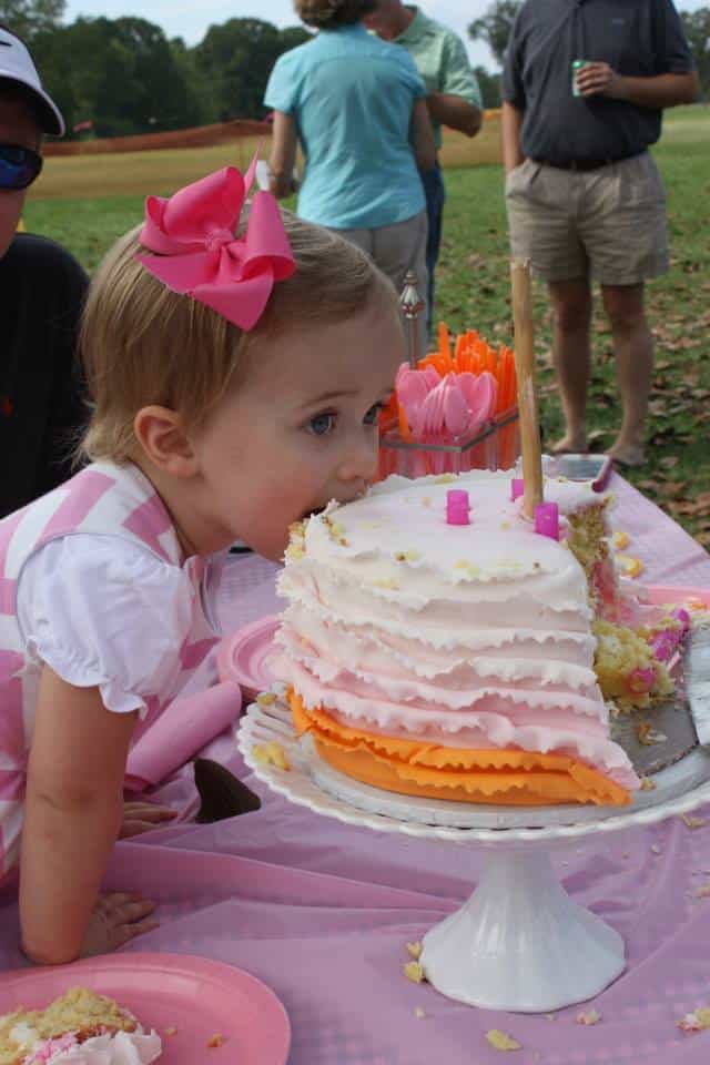 Molly Eating the Cake