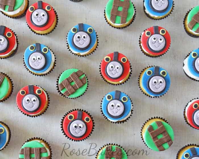 Thomas the Train Cupcakes 2