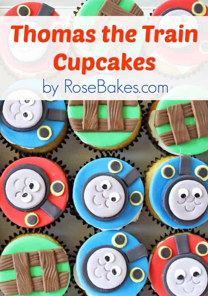Thomas the Train Cupcakes Header