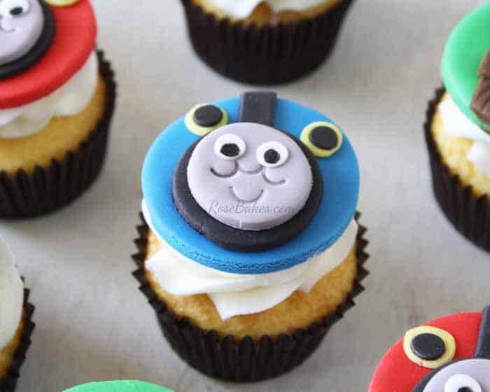 Thomas the Train Cupcakes