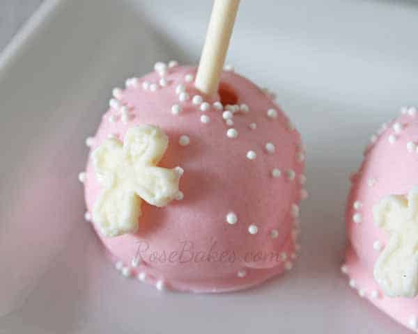 Baby Girl Baptism Cake, Cookies and Cake Pops Rose Bakes Baby Girl Baptism Cake, Cookies and Cake Pops Rose Bakes