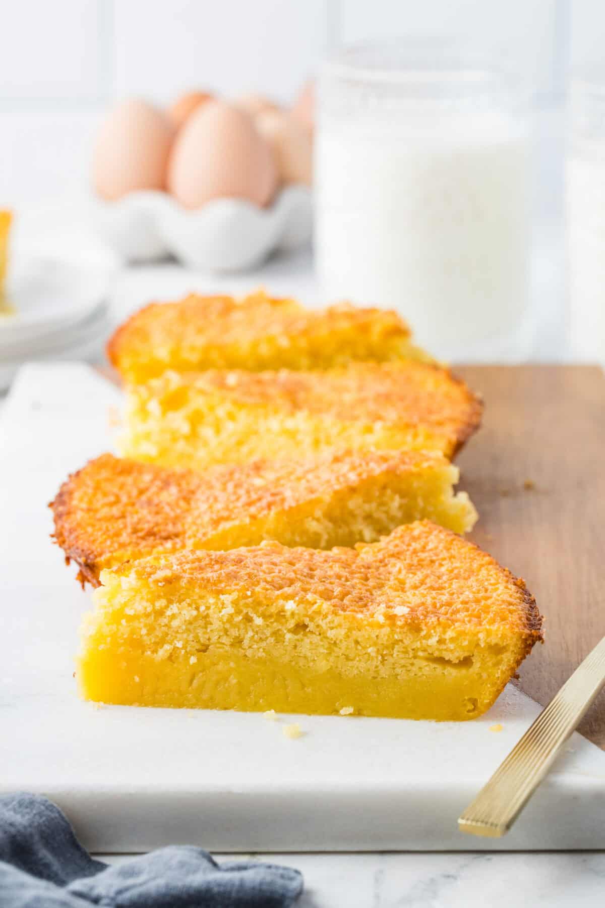 slices of buttermilk pie