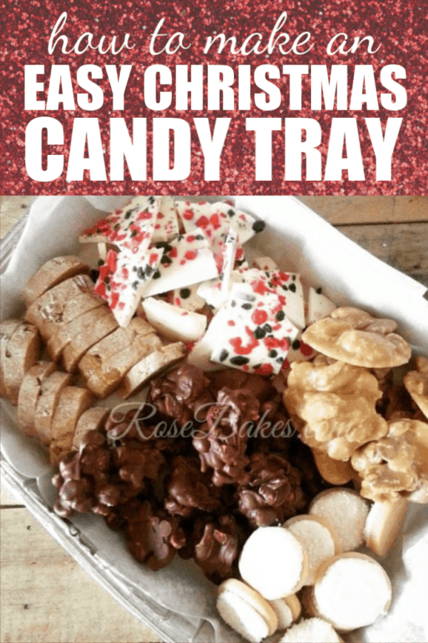 How to Make an Easy Christmas Candy Tray