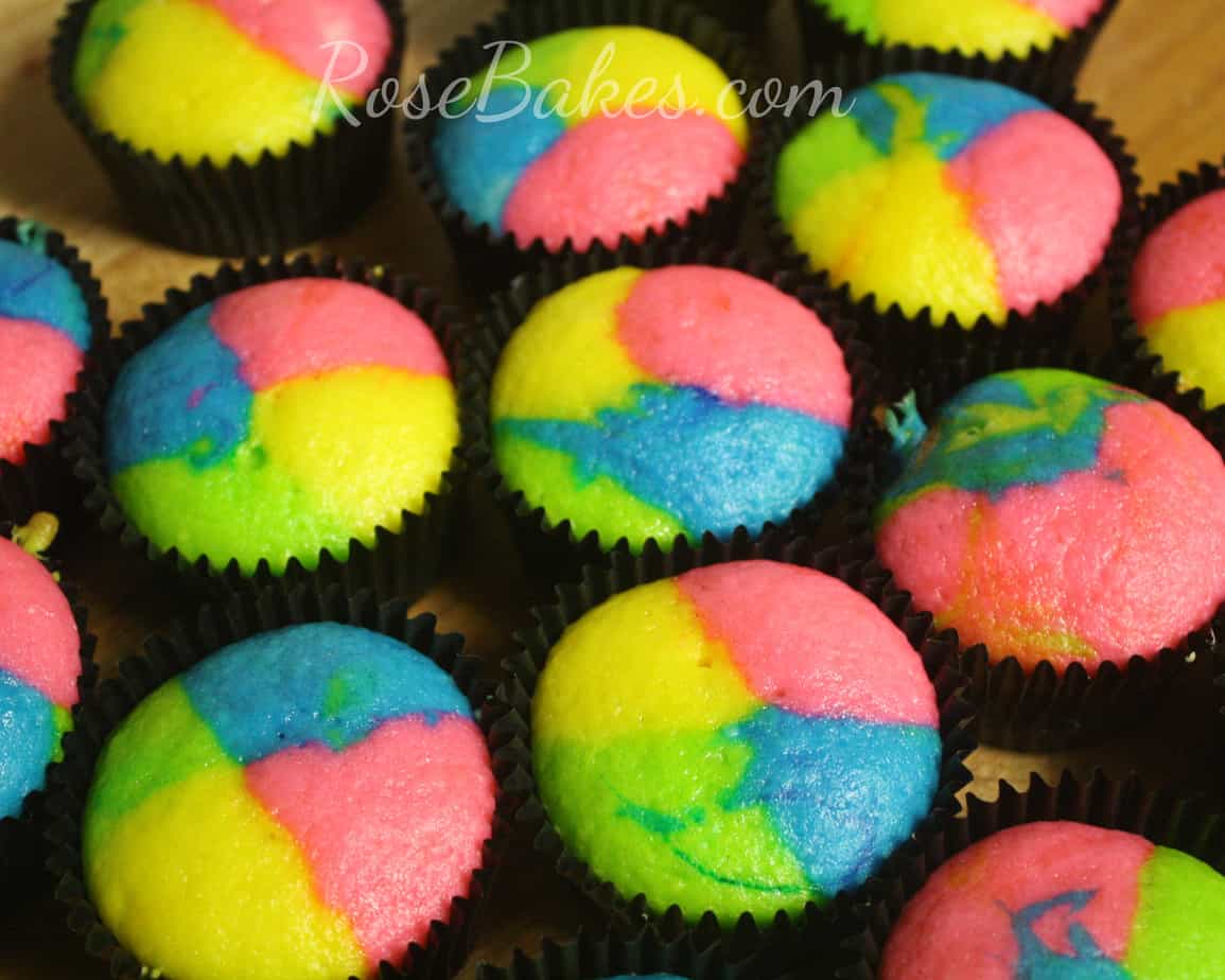 Rainbow Cupcakes