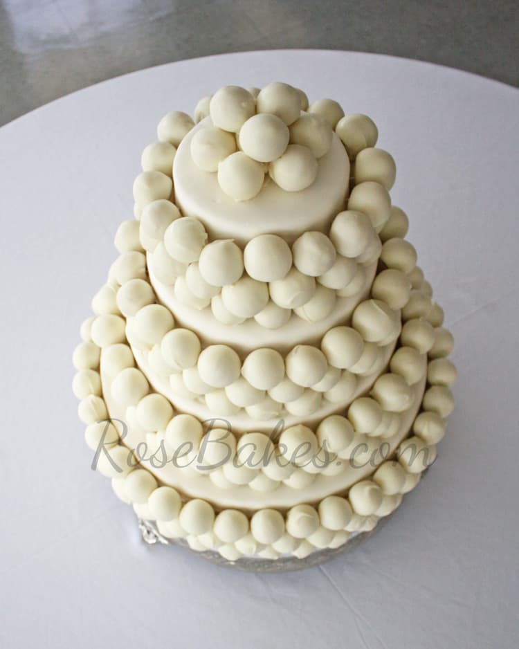 Cake Balls Wedding Cake 05 WM