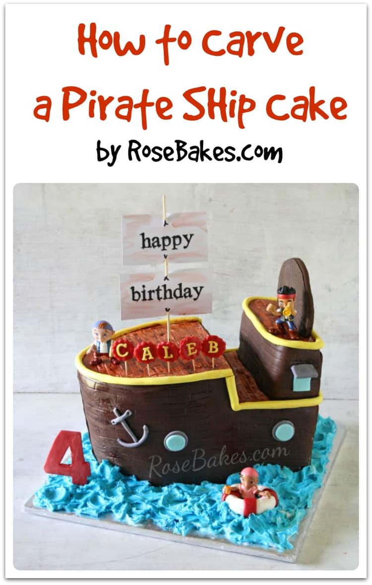How to Carve a Pirate Ship Cake