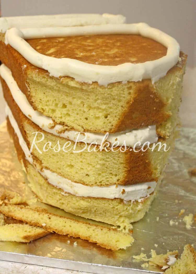 How to Carve a Ship Cake 06