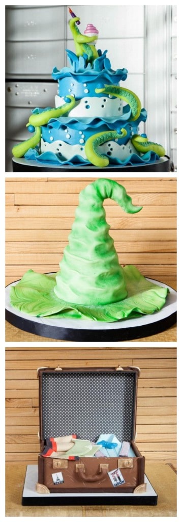 Modeling Chocolate Magic Cake Collage