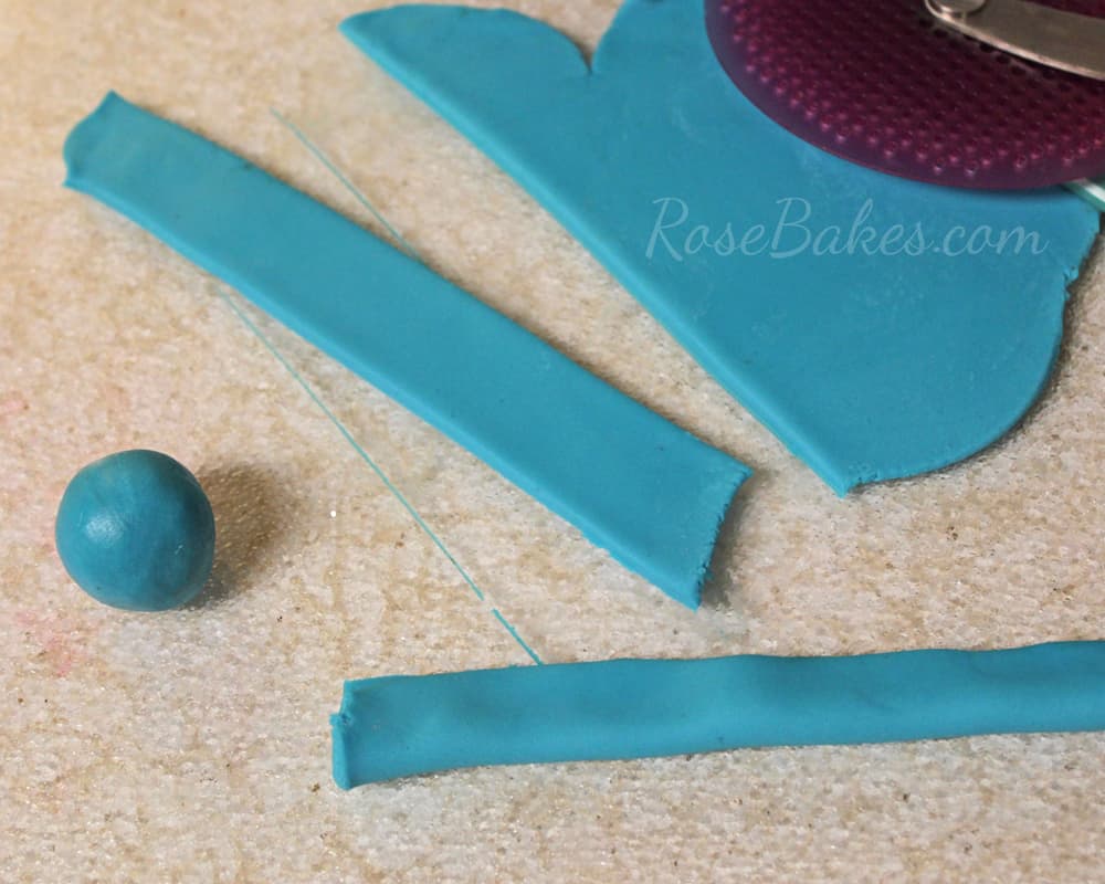 How to Tie a Fondant Bandanna Knot 19 Rose Bakes