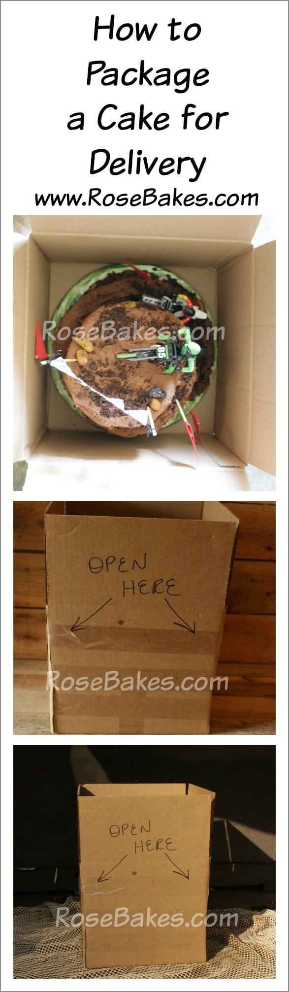 How to Package a Cake for Delivery Rose Bakes