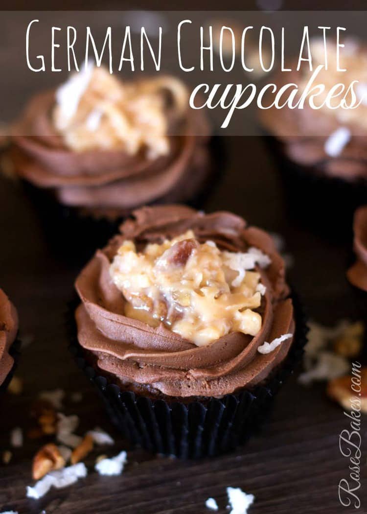 German Chocolate Cupcake Recipe