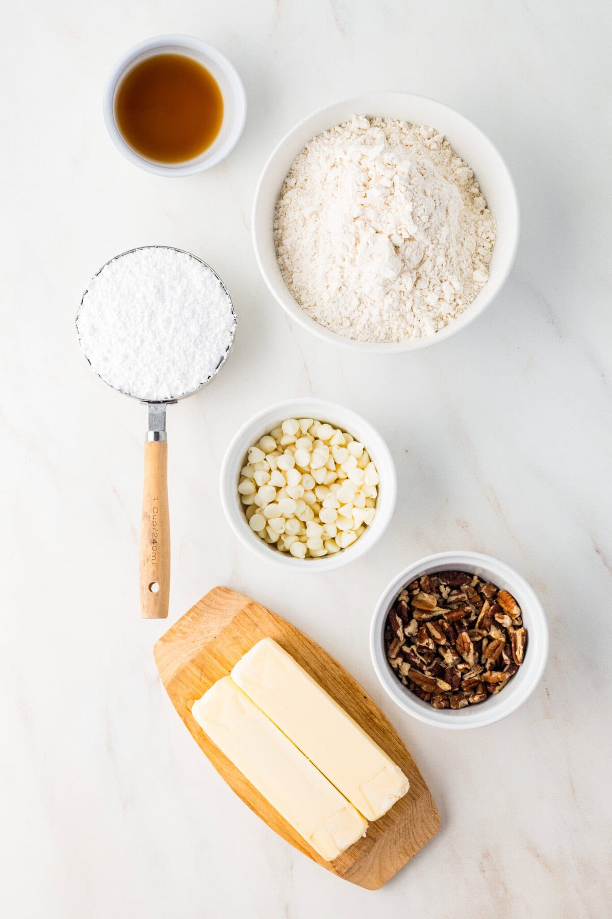 Mexican Wedding Cookies Ingredients