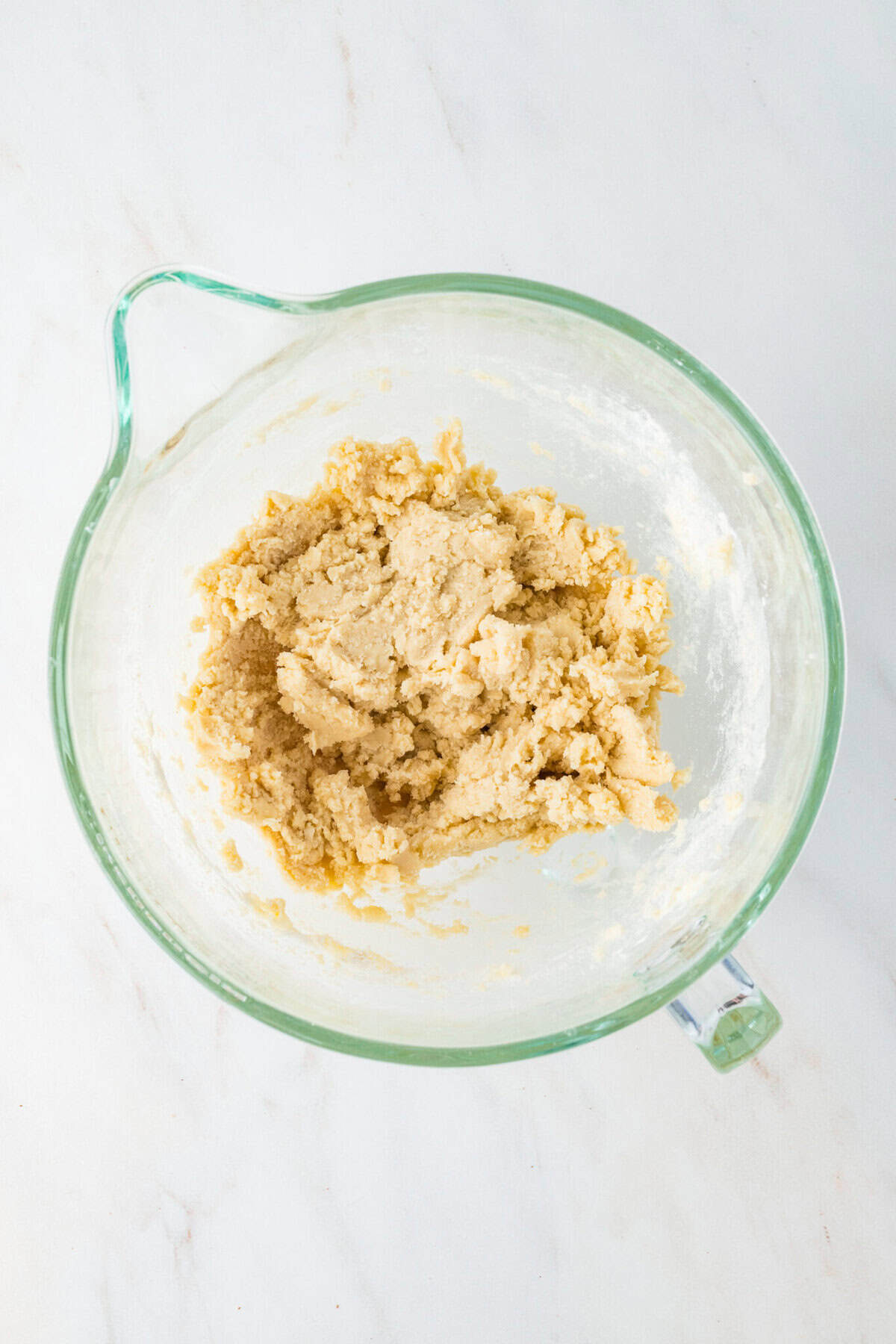 cookie dough mixed up